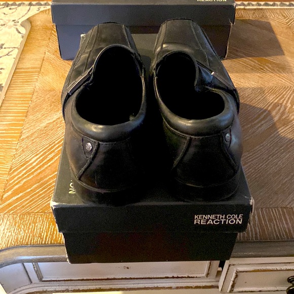 Kenneth Cole The Right Moves Black Leather Dress Shoes Size 11.5 - Picture 3 of 5